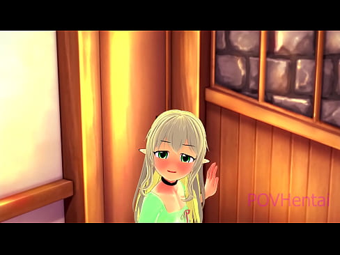 ❤️ (トラップ)エルフのメイドが顔を洗うのを手伝う ロシアポルノ ❌️❤